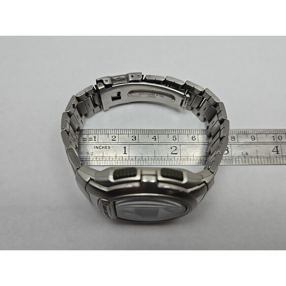 Casio Wave Ceptor Radio Controlled Digital Watch Alarm World Time New Battery - Picture 10 of 12